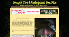 Desktop Screenshot of lockportcave.com